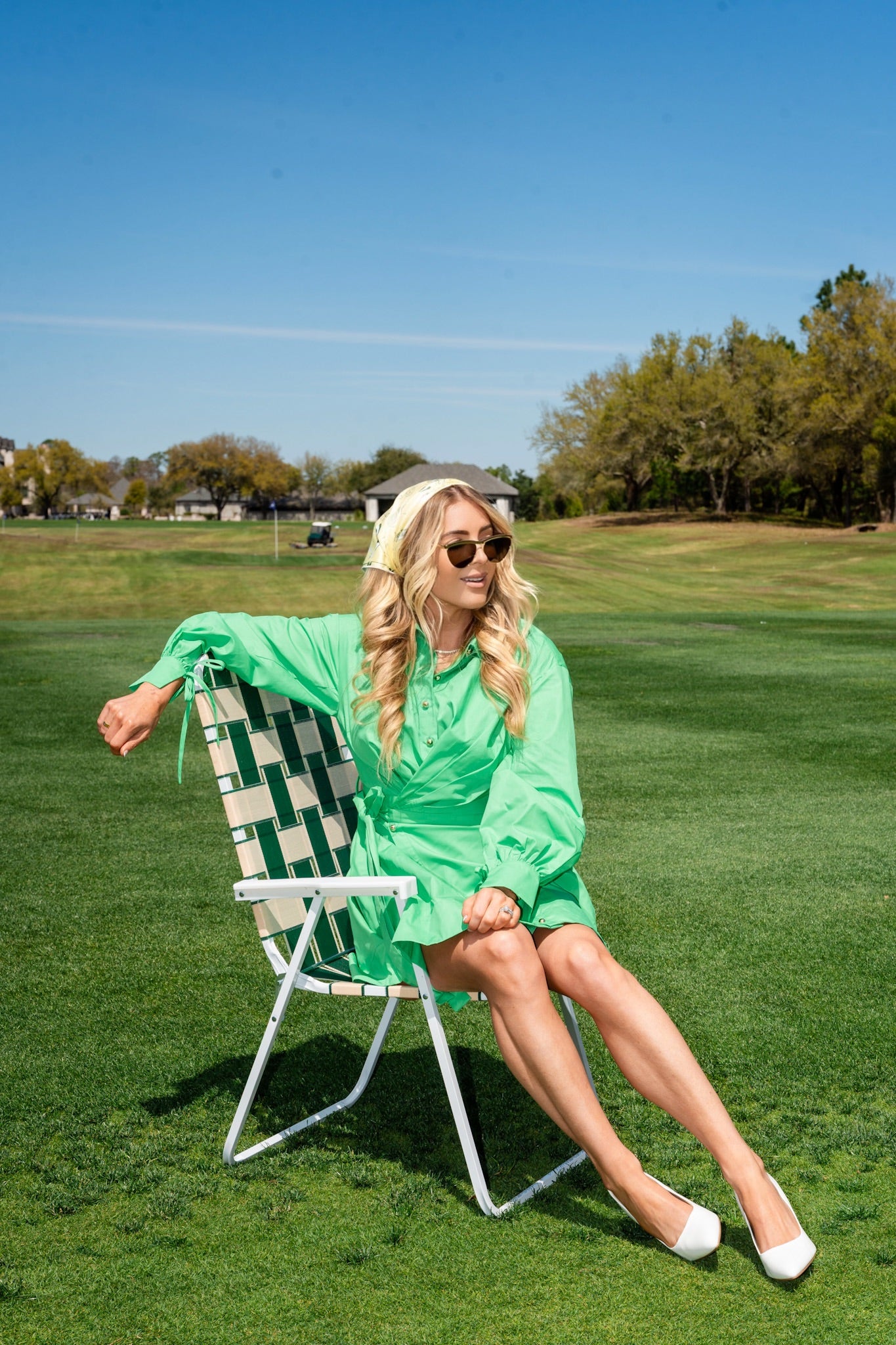 BERMUDA GREEN DRESS