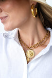 LARGE COIN NECKLACE