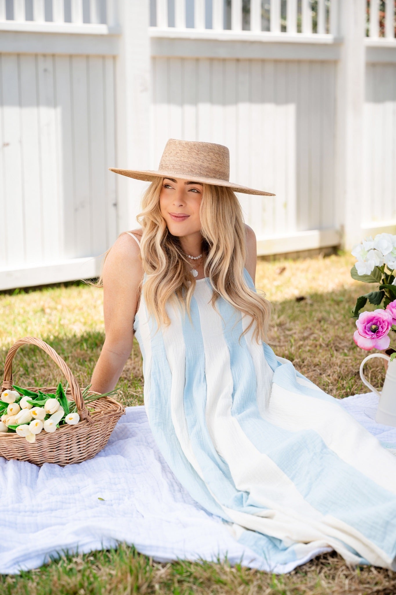 THE SEASIDE STRIPE MAXI