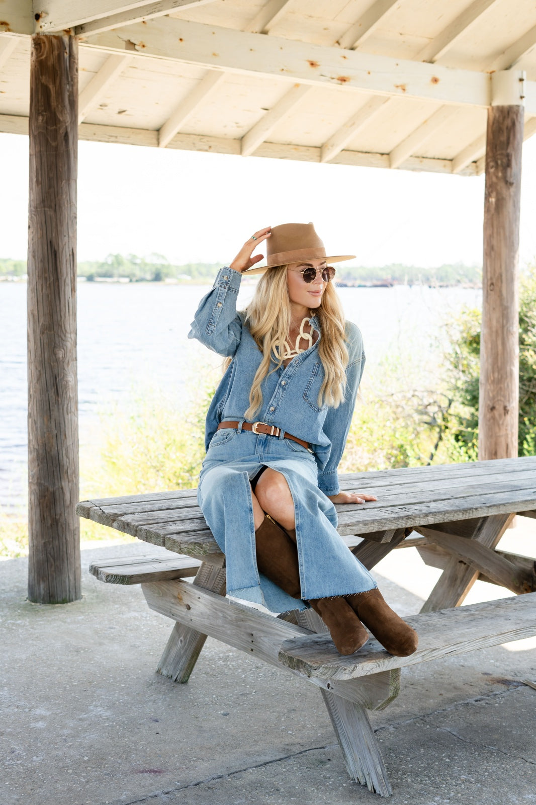SALTWATER DENIM SKIRT