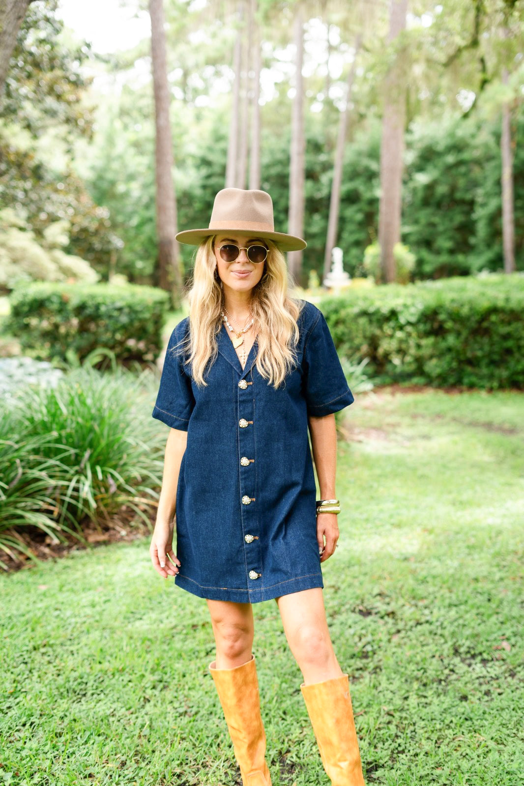 ALL-STAR DENIM DRESS (SHIPS IN 1-2 WEEKS)