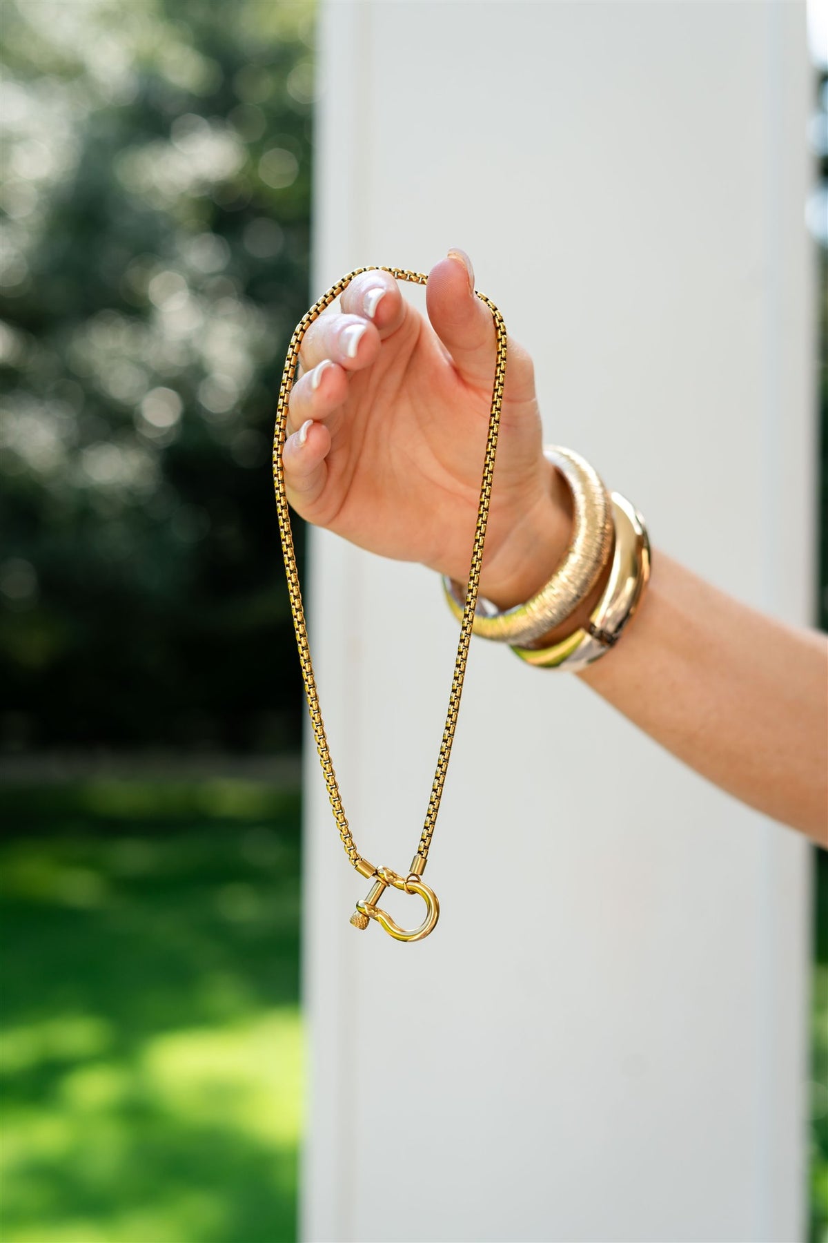 GOLD LOCK NECKLACE