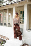 CHOCOLATE BROWN HOBO BAG