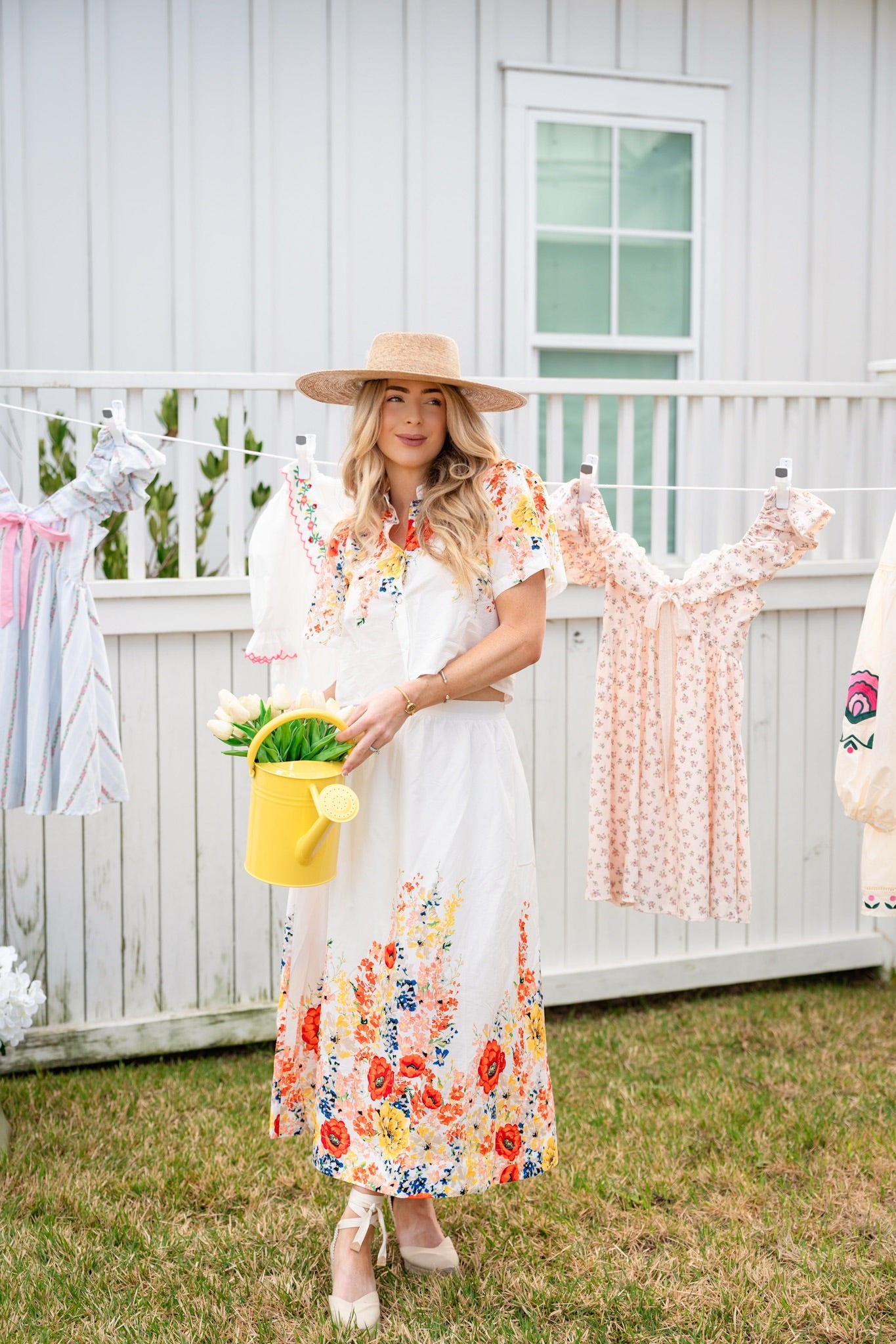 GARDEN BLOOM MIDI SKIRT