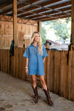 RUSTWOOD LACE-UP DRESS