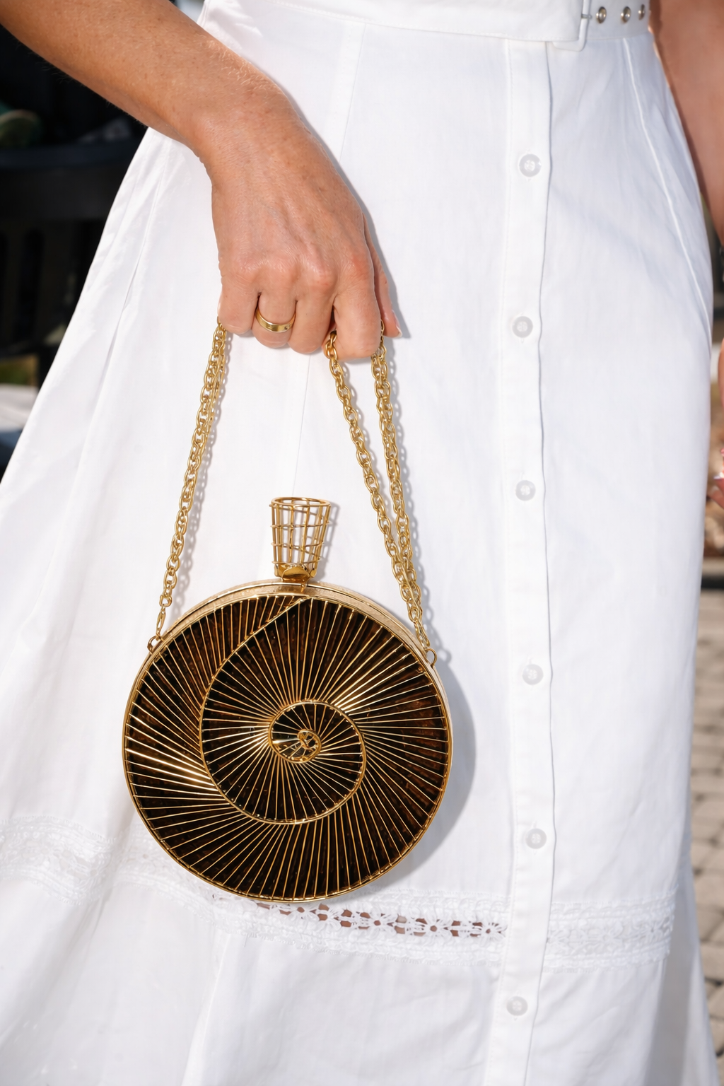 VALENCIA FOSSIL HANDBAG