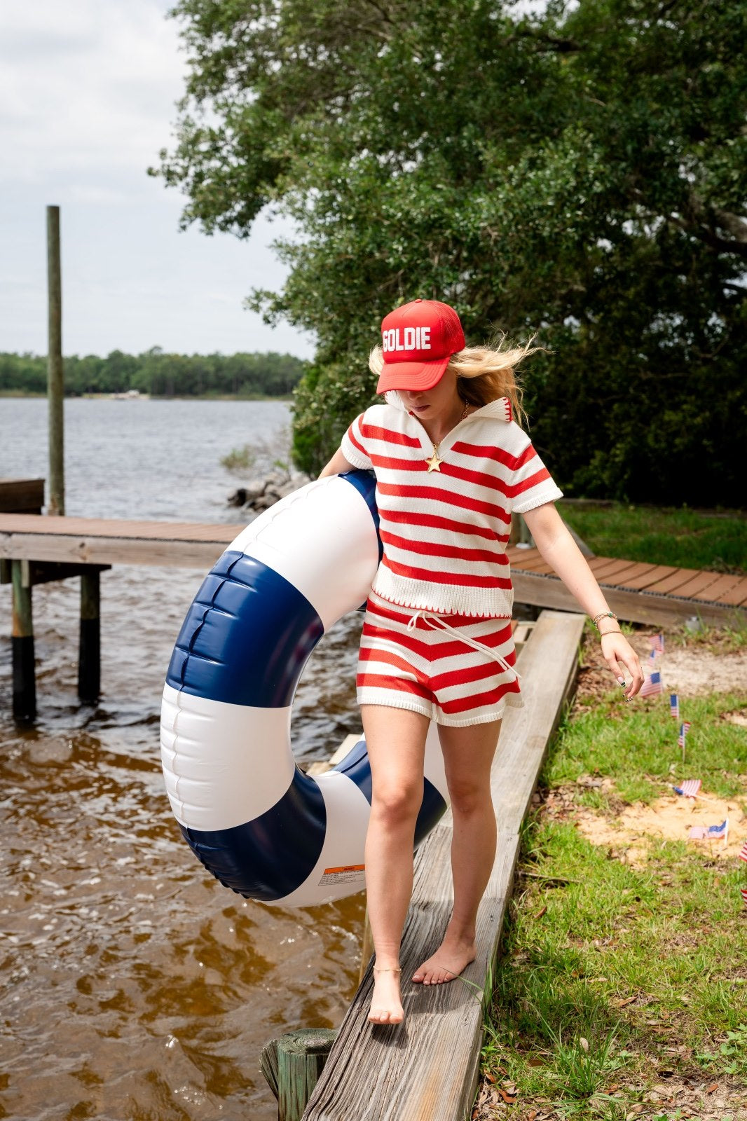 THE FREEDOM STRIPE SHORT