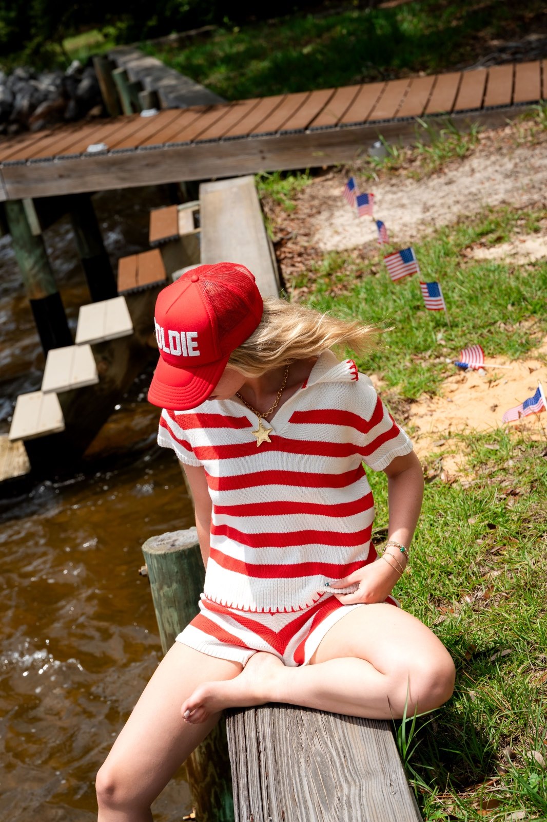 THE FREEDOM STRIPE SHORT
