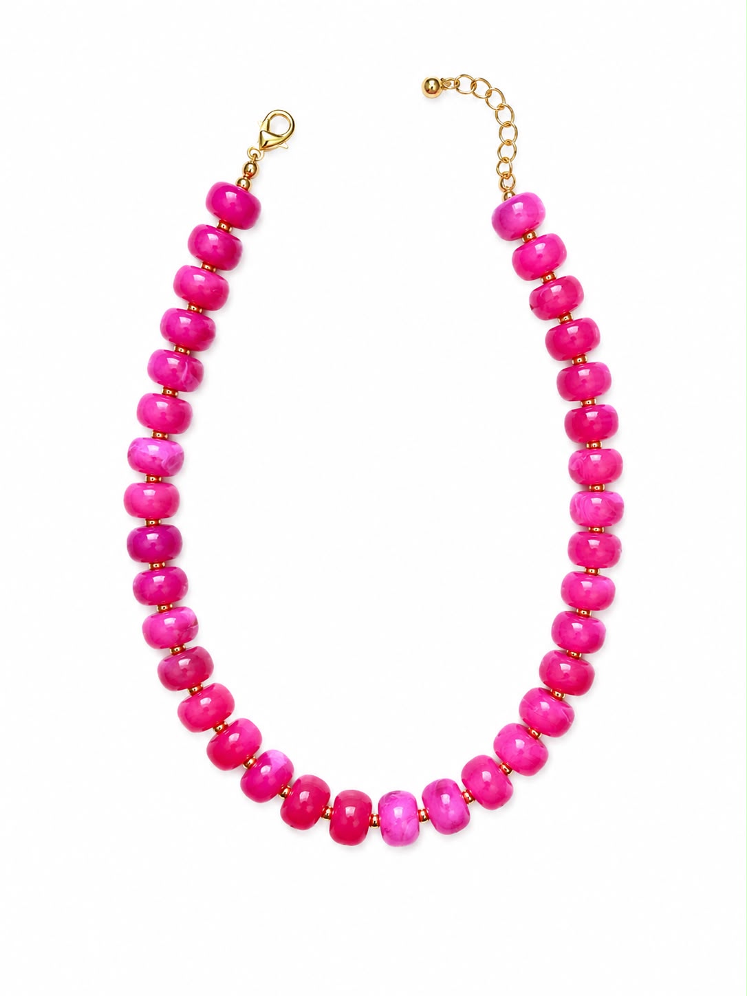 ROSE KISS BEADED NECKLACE