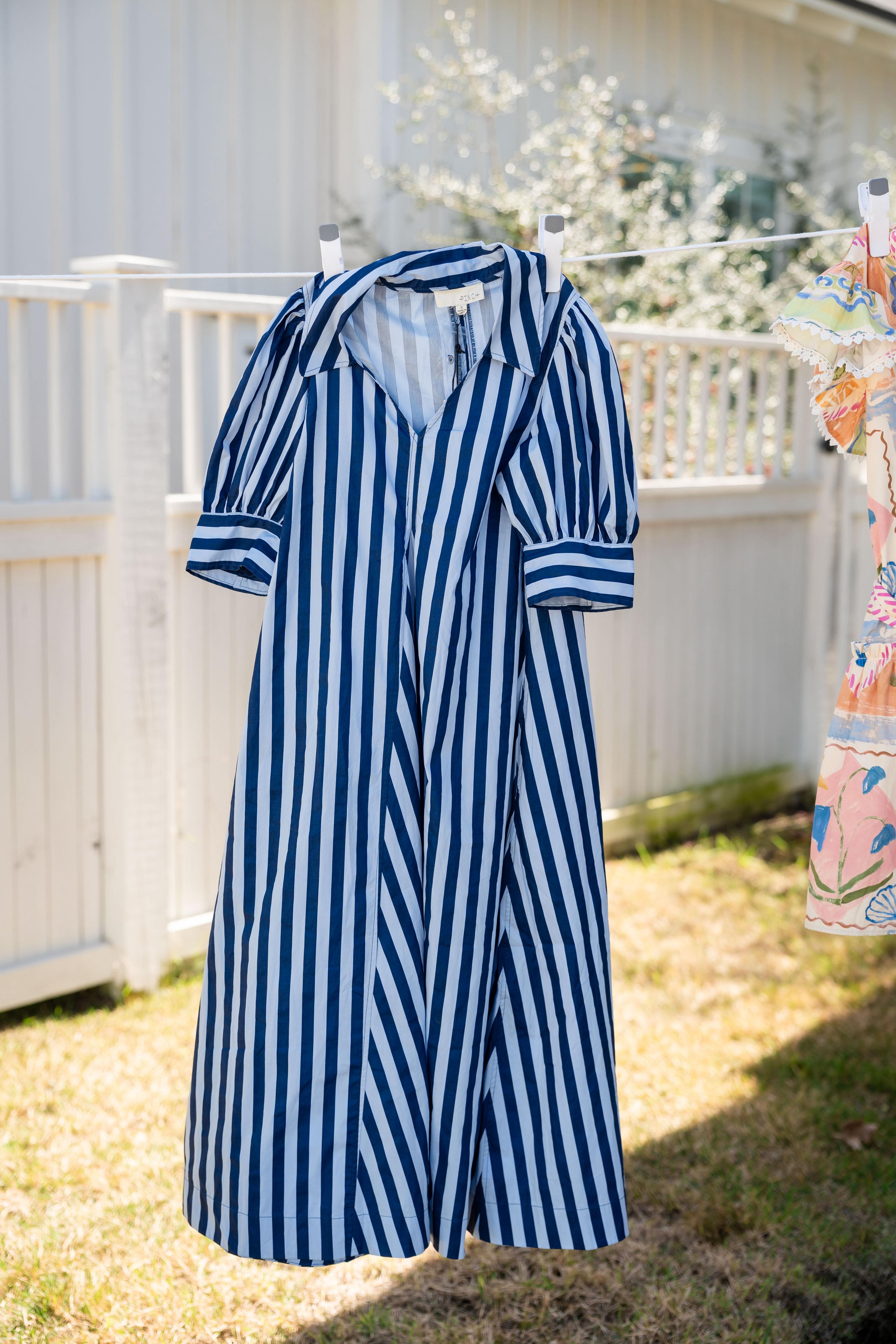MARINA ROW MIDI DRESS