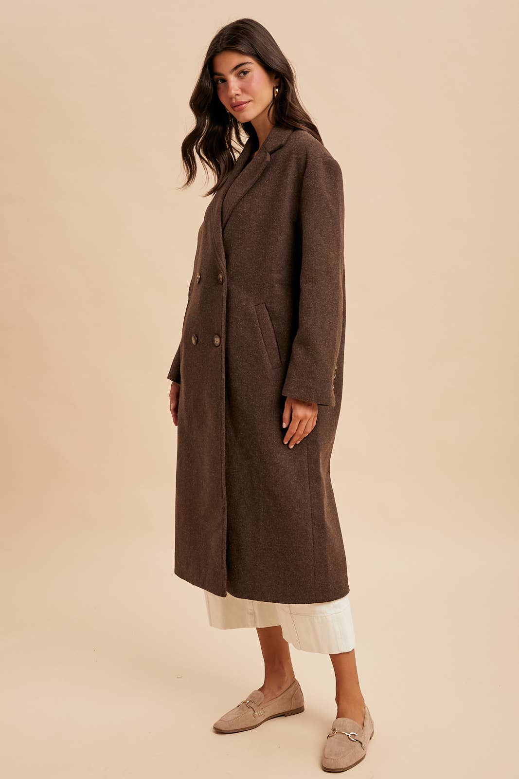 FELTED TRENCH COAT