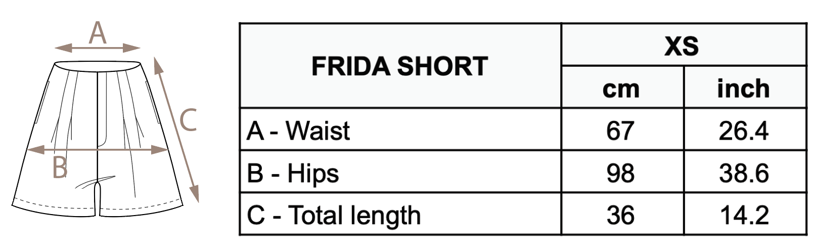 FRIDA SHORT