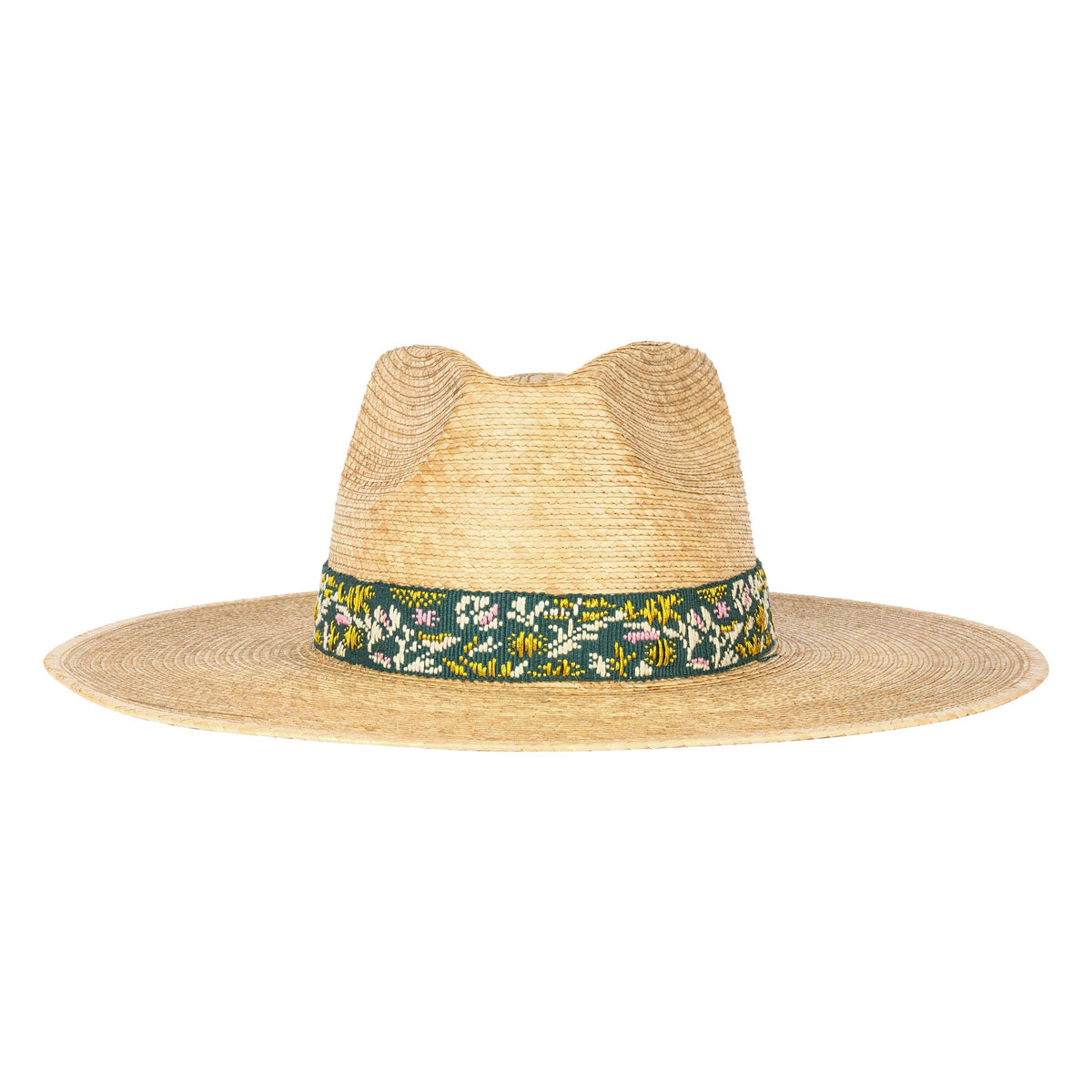 PARADISE FLORAL PALM HAT