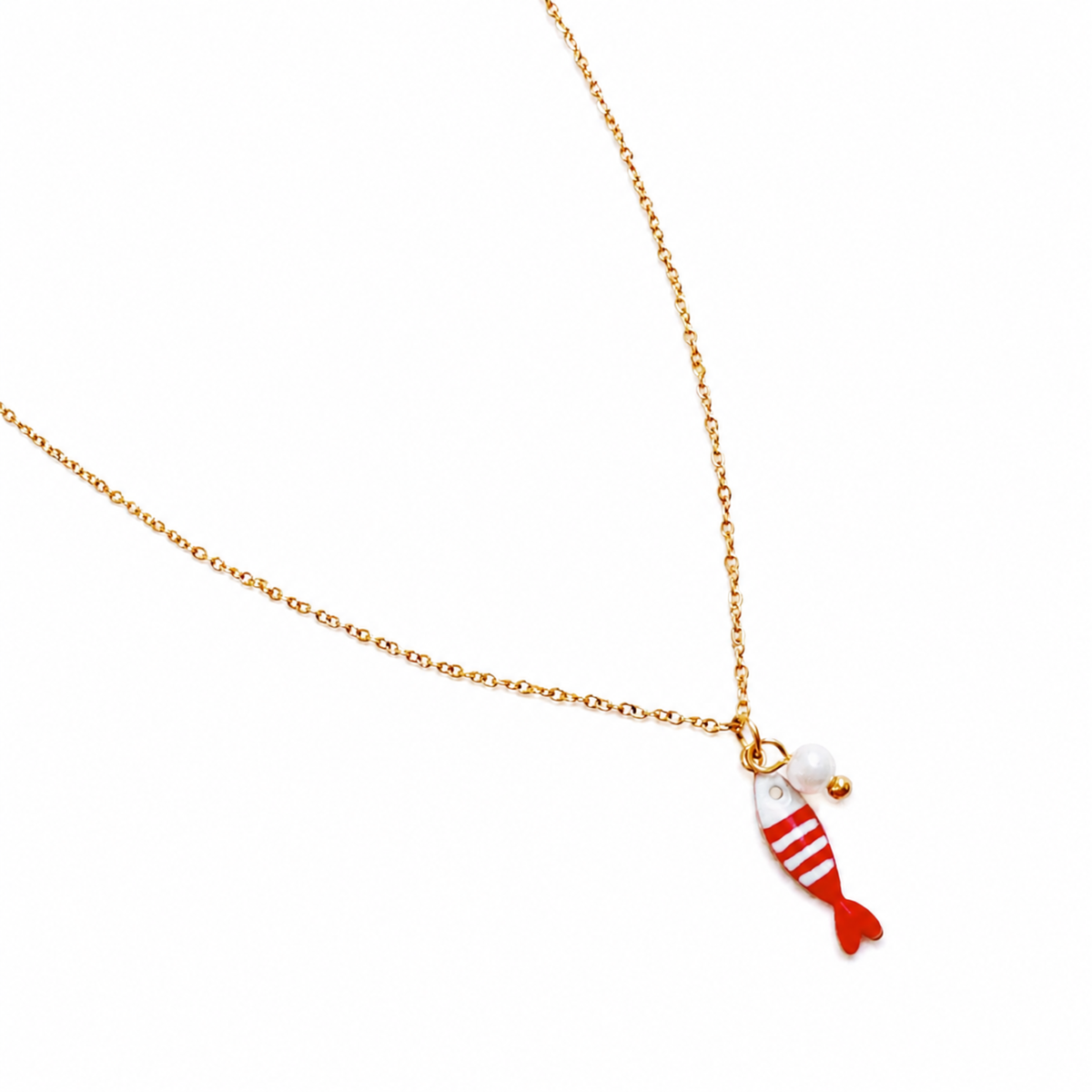 THE RED FISH NECKLACE