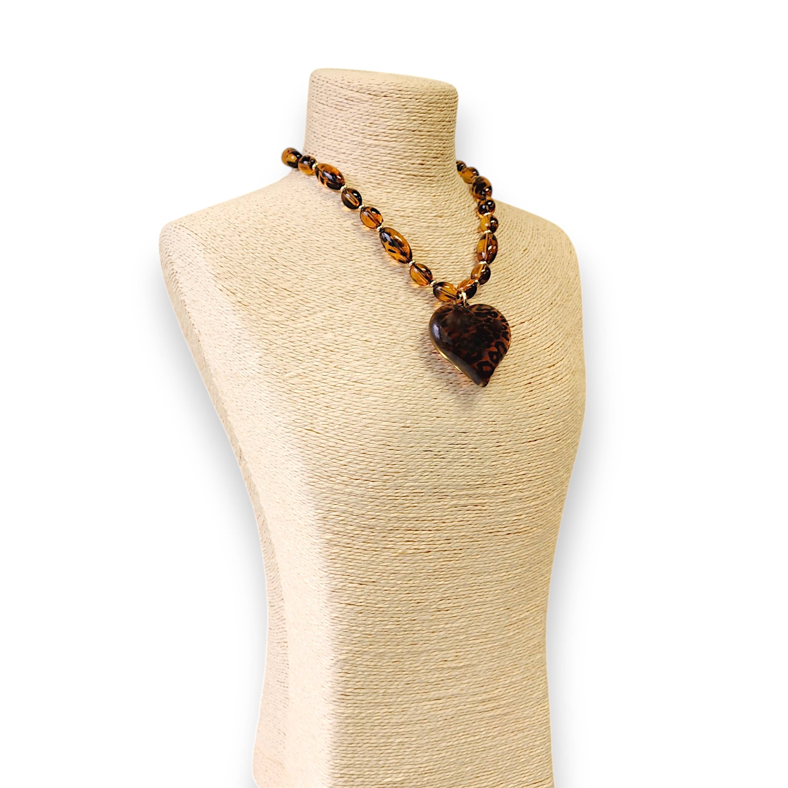 TORTOISE HEART NECKLACE