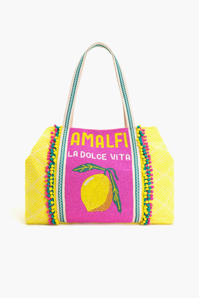 AMALFI BEADED TOTE