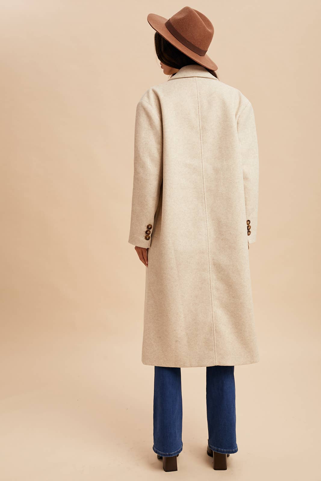 FELTED TRENCH COAT