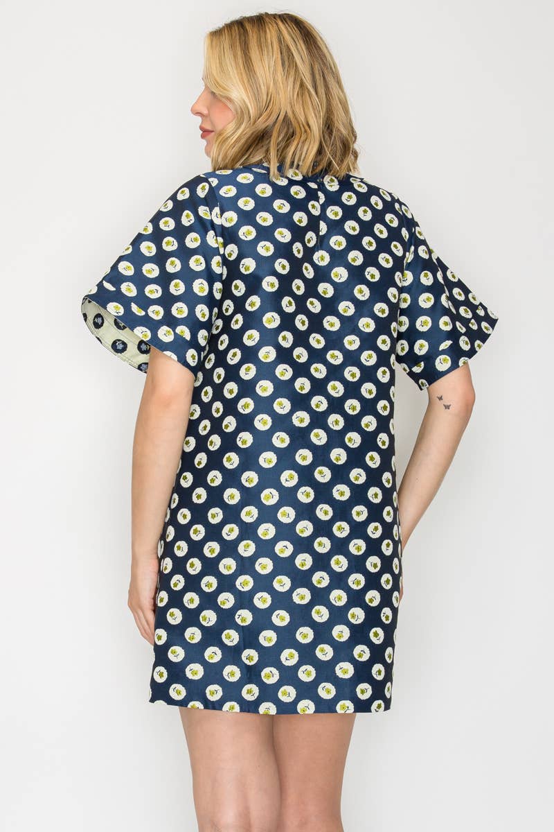 FLOWER DOT DRESS