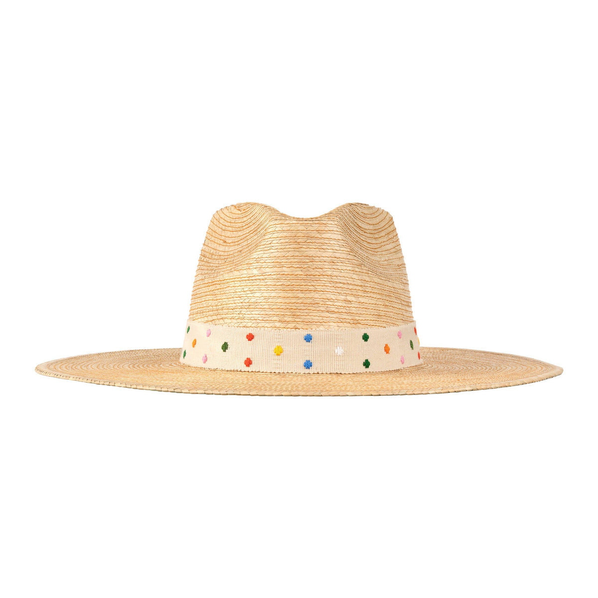 VANILLA SWISS DOT HAT